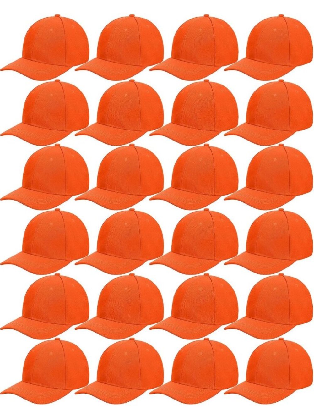 24 Adjustable Baseball Caps - Perfect for Sports, Outdoor Activities & Fashion